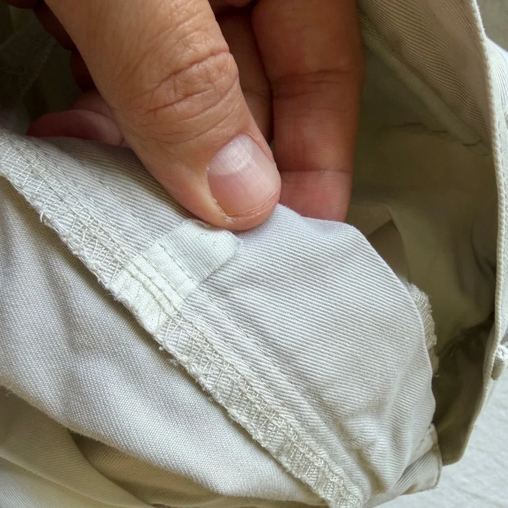 90's Polo Ralph Lauren Andrew Shorts Sz 36 Tan‎ Khaki Pleated Chino 9 Inseam